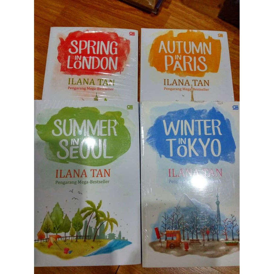 DIJAMIN ASLI  Set Ilana Tan ( Novel 4 Musim )