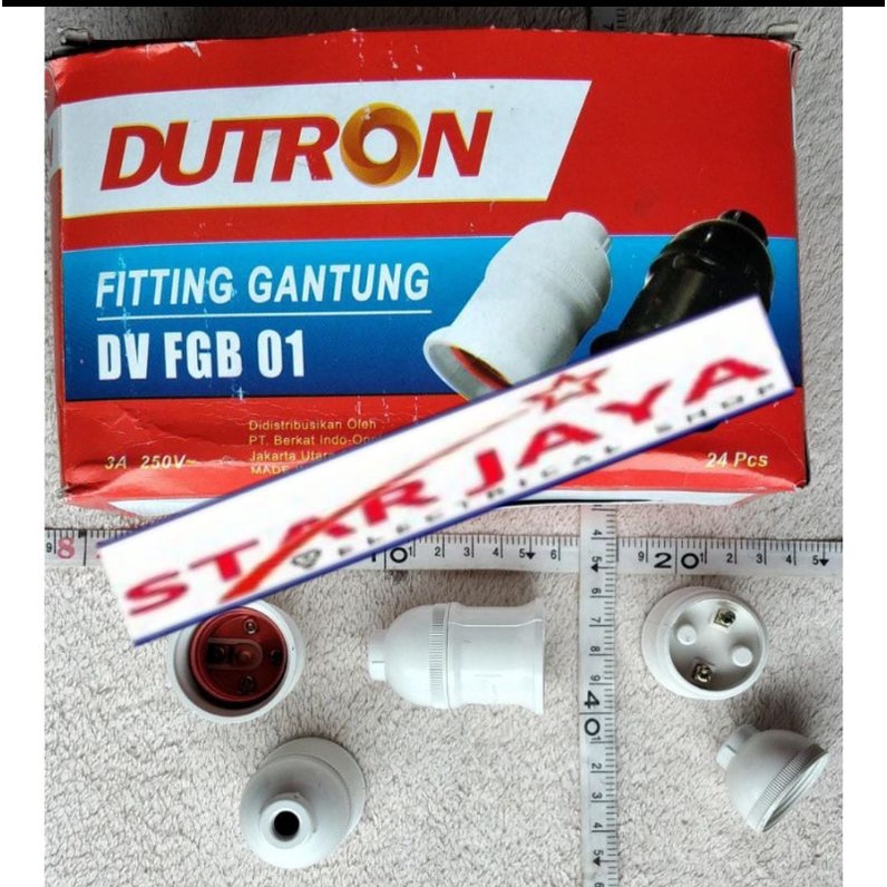 DUTRON FITTING GANTUNG E27 FITTING LAMPU GANTUNG SNI