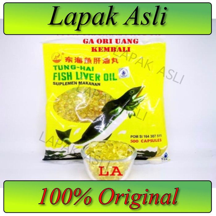 OBAT CINA OBAT SUPLEMEN OBAT NUTRISI Minyak Ikan - Tung Hai Fish Liver Oil / LAPAK ASLI