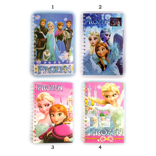 

NTS02 - Buku Catatan/ Memo/ Notes Spiral uk. 13,5 x 21 Frozen