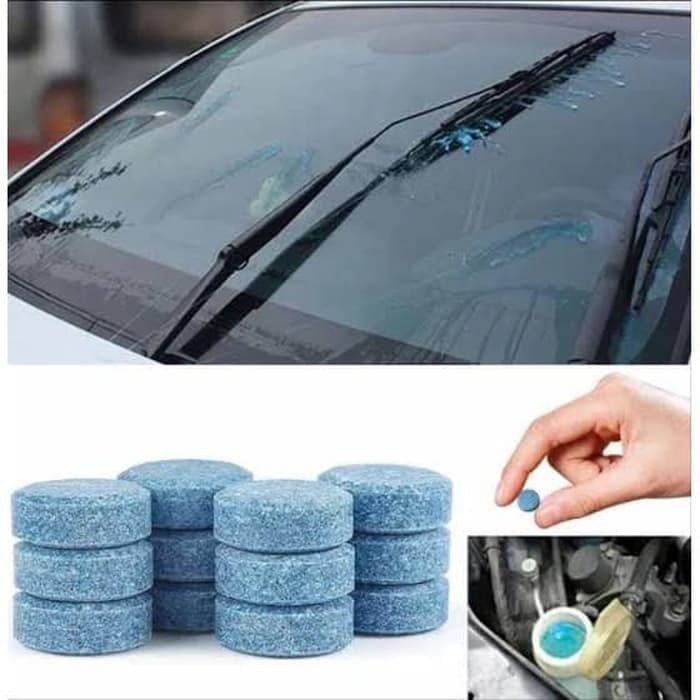 Tablet Cairan Pembersih Kaca Mobil Sabun Wiper Fluid Windscreen Cleaner