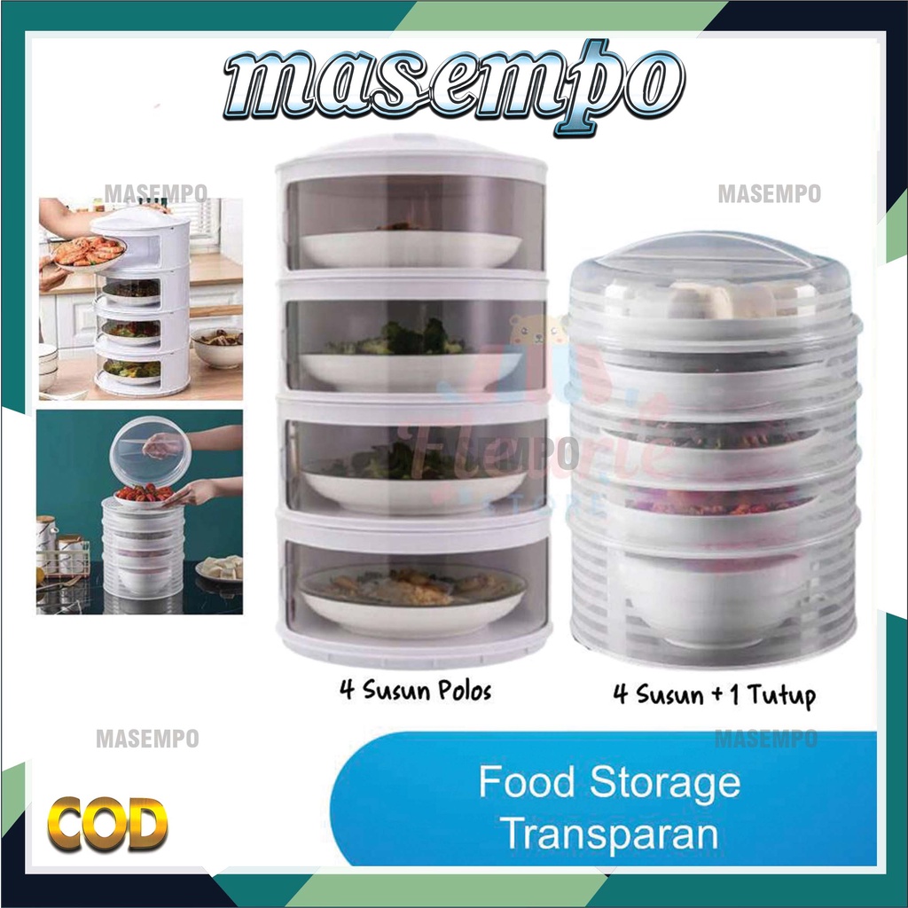 Tudung Saji Susun 4 Layer Food Storage 4 Susun  5 Susun