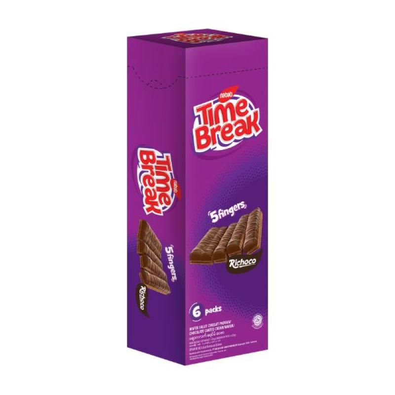 

Time Break 5 Fingers Wafer Cokelat 120 gr