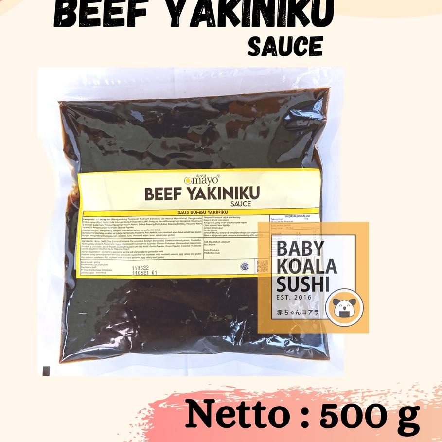 

Big Sale - OMAYO Beef Yakiniku 500 g Halal Saus Yakiniku