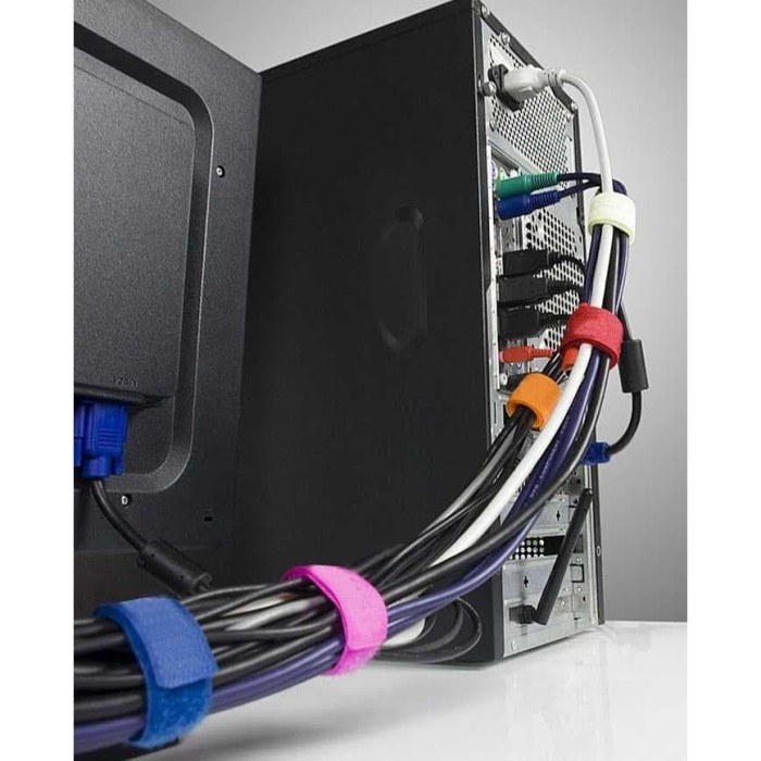 

PEREKAT-PENGIKAT- VELCRO STRAP BINDER TALI PENGIKAT PERAPIH PENJEPIT KABEL ORGANIZER -PENGIKAT-