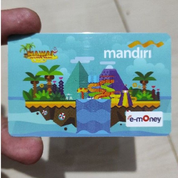 Mandiri eMoney Card HAWAII Waterpark ORI /Like eTOLL Tapcash Flazz or Brizzi