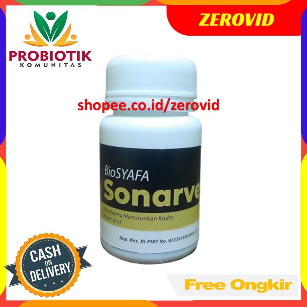 

BIOSYAFA SONARVEN | KAPSUL ASAM URAT BIOSYAFA ( Atasi Asam Urat, Radang Sendi, Ginjal, Dll )
