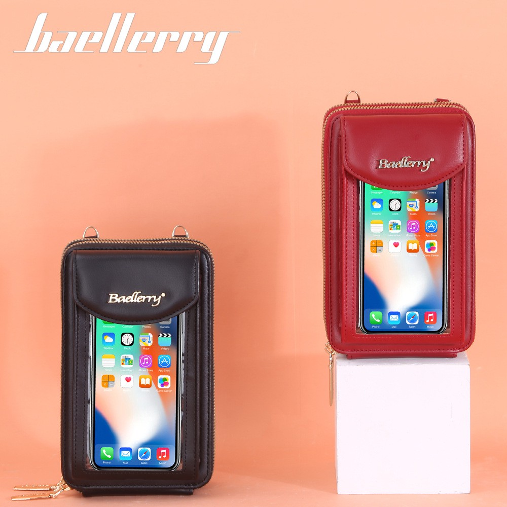 BAELLERRY N5016 Tas Selempang Wanita Dompet Panjang Wanita Dompet Handphone Sling Bag WATCHKITE WKOS