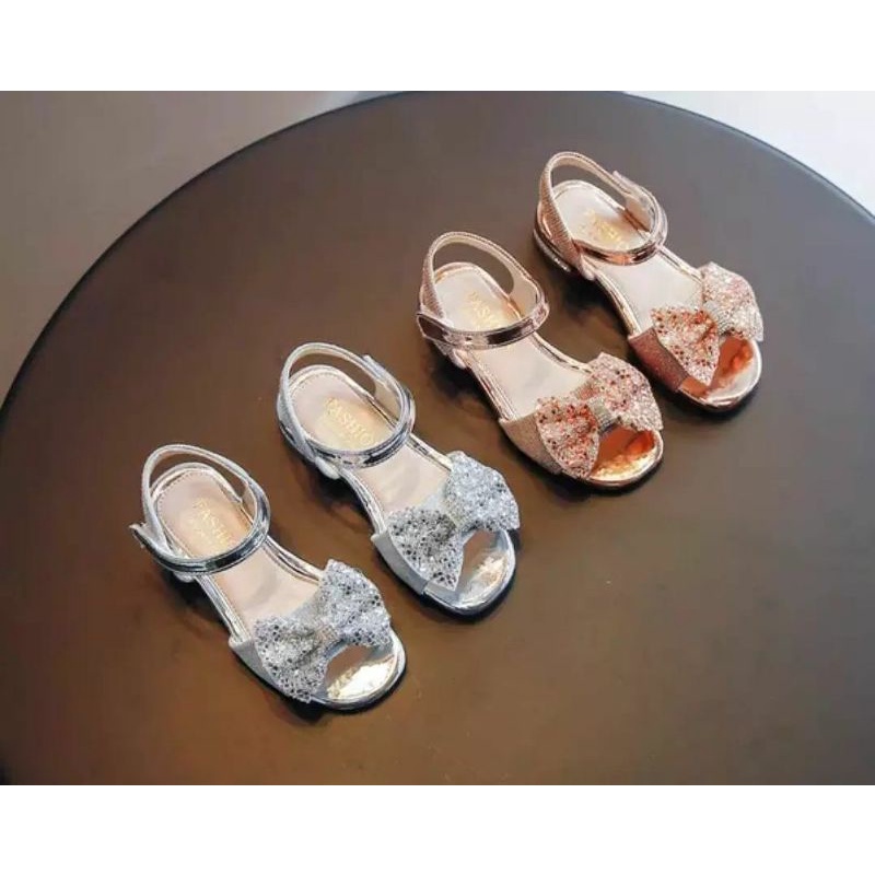 Sandal Anak Cewek Swedd Ribbon/Sendal Anak Import
