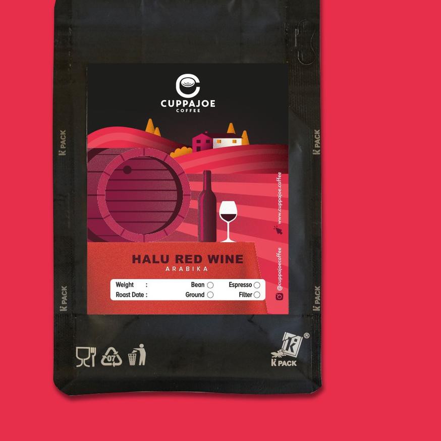 

Segera Miliki Kopi Arabika Halu Red Wine 100 gram (Biji/Bubuk) RR4'
