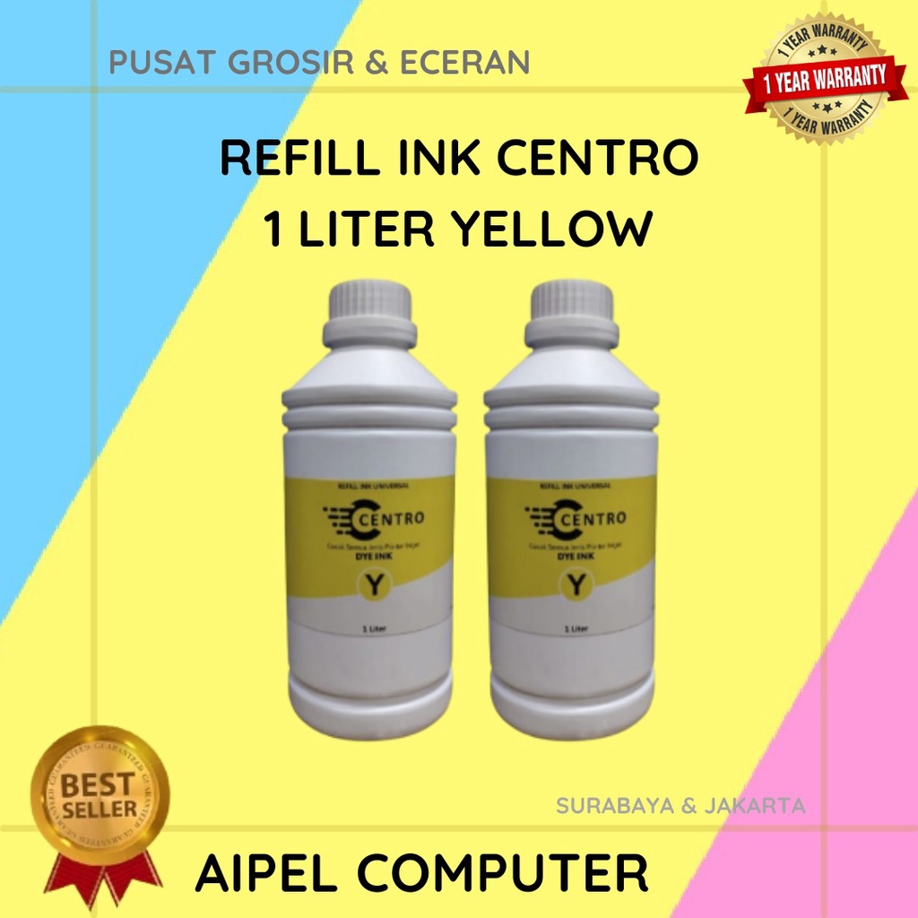 RIC1Y | REFILL INK CENTRO 1 LITER YELLOW