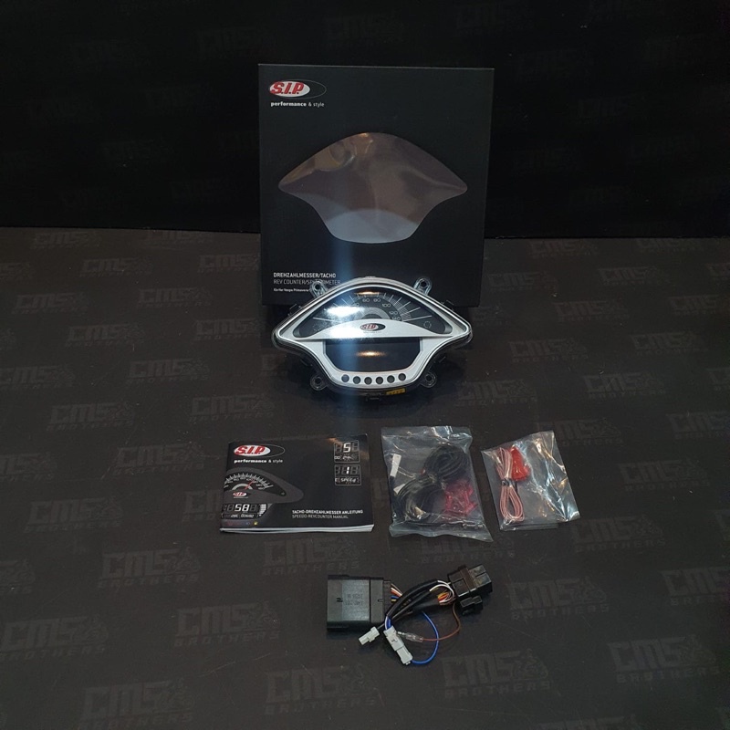 Speedometer Spidometer Speedo Digital SIP Vespa Sprint Primavera Silve