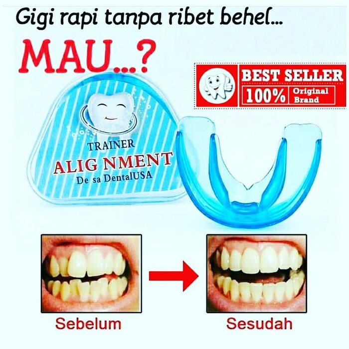 Retainer Teeth Trainer Allignment Orthodentic Behel Alat Perapi Gigi