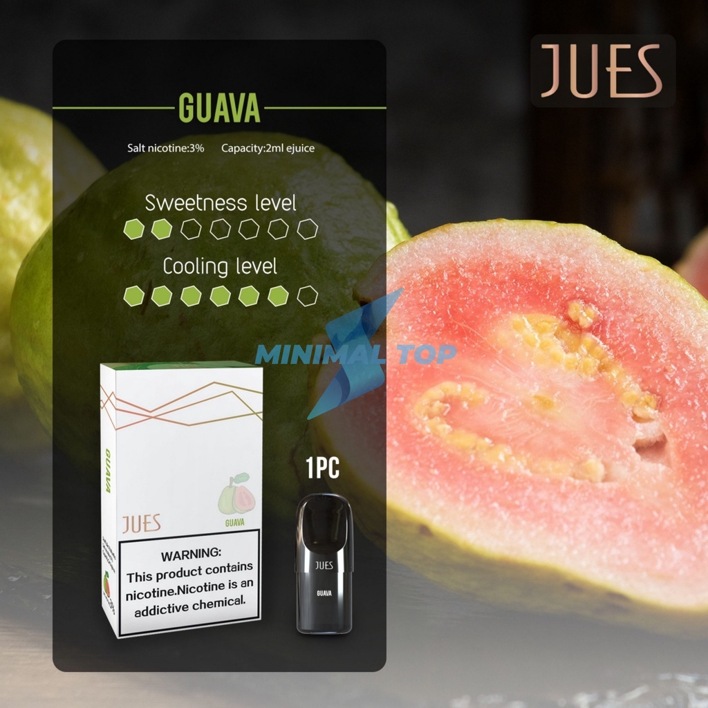 JUES Pods Pro Guava atau Jambu (Cocok dengan Relx Infinity Essential Phantom)