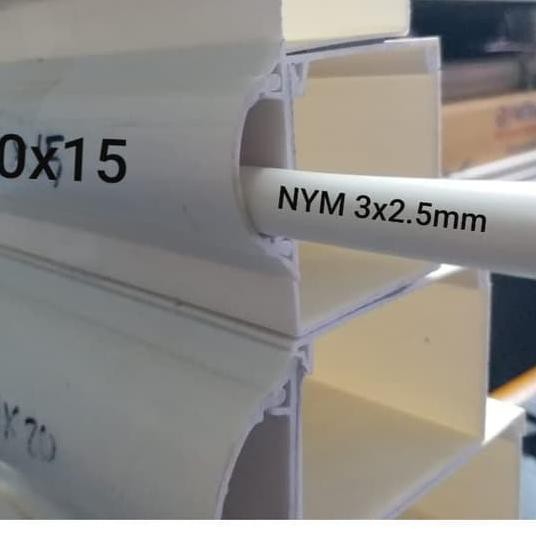 ☋ kabel duct oval / trunking oval 50x15 ●