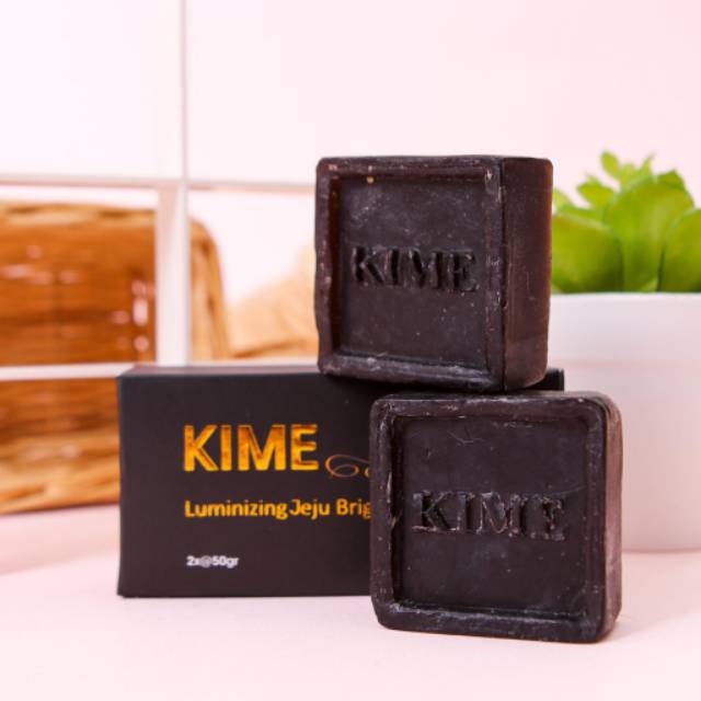 KIME SKINCARE BPOM LUMINIZING JEJU BRIGHTENING SOAP