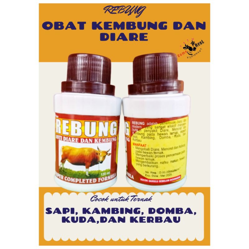 Rebung-Obat kembung sapi, kambing, domba, kuda, kerbau