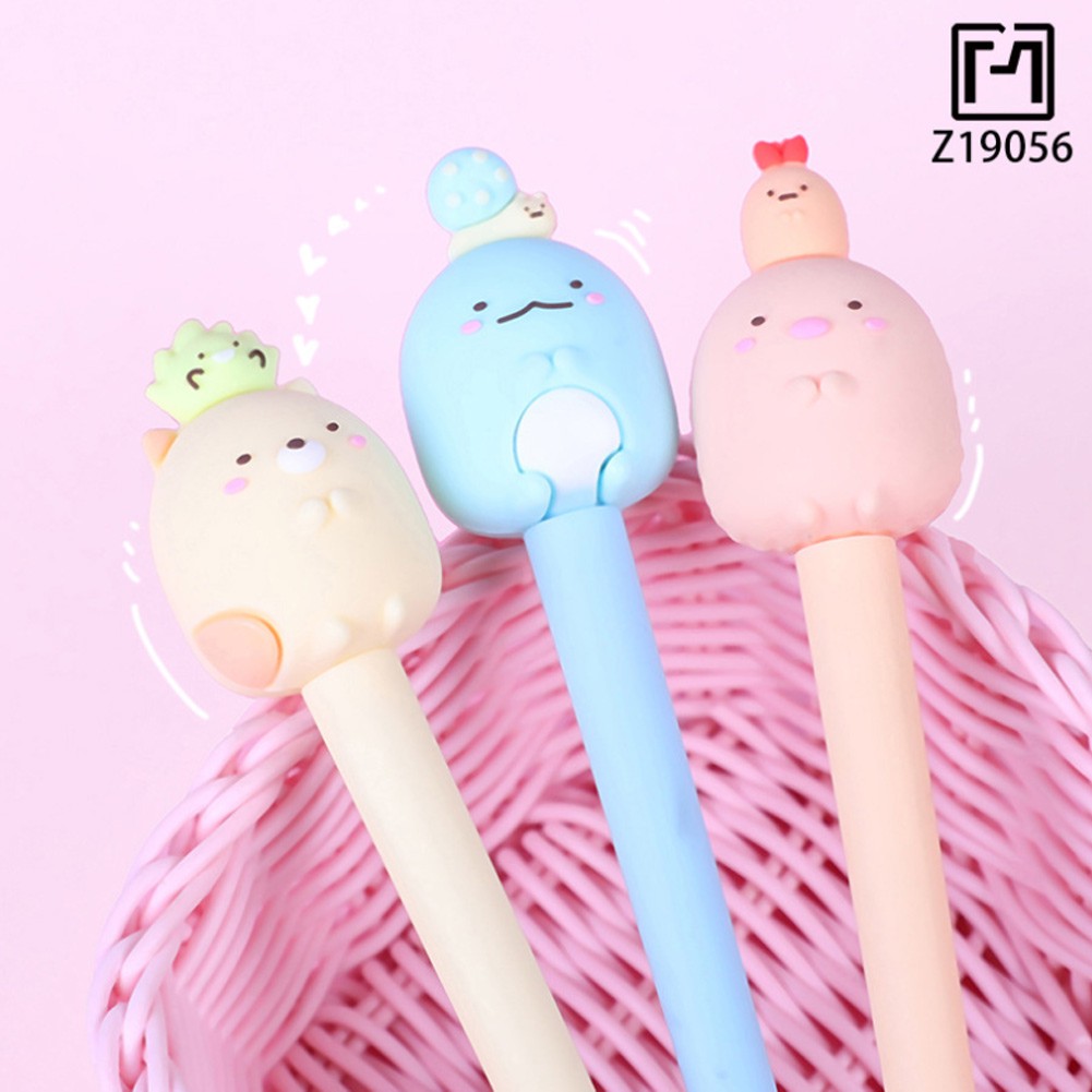 【HOT SALE】 Cute Sumikko Gurashi Gel Pen 0.5mm Creative Scrapbook Pen Stationery Gifts School Office Supply