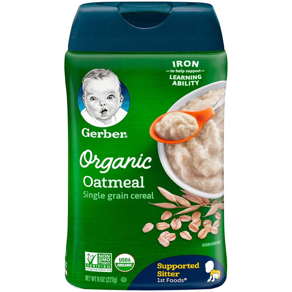 

JE09 Gerber Organic Oatmeal Cereal - 227g
