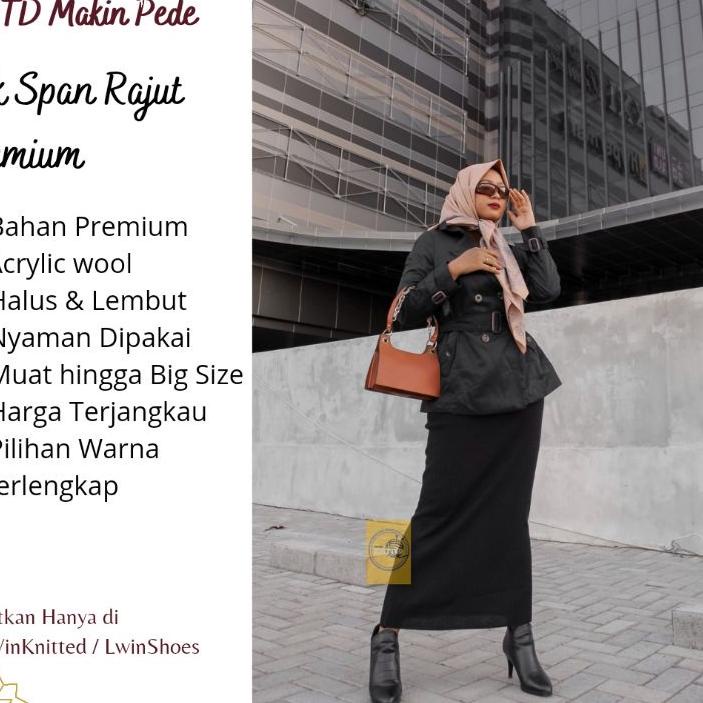 ♔ ROK SPAN RAJUT PREMIUM TEBAL KNIT KNITTED RAJUTAN SPAN ROK CARDIGAN ROK PANJANG WANITA /Rok span p