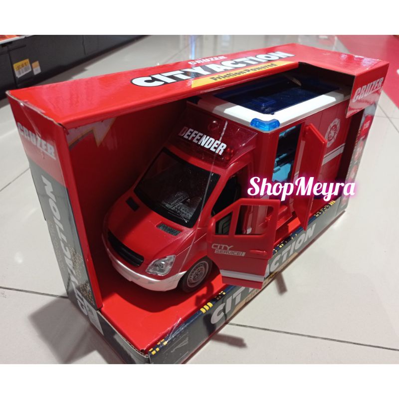 Cruzer City Action 1:16 Fire Ambulance