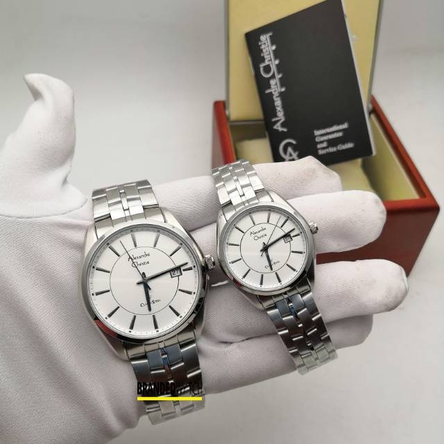 Jam Tangan Alexandre  Christie / Alexander Couple 8578 Original