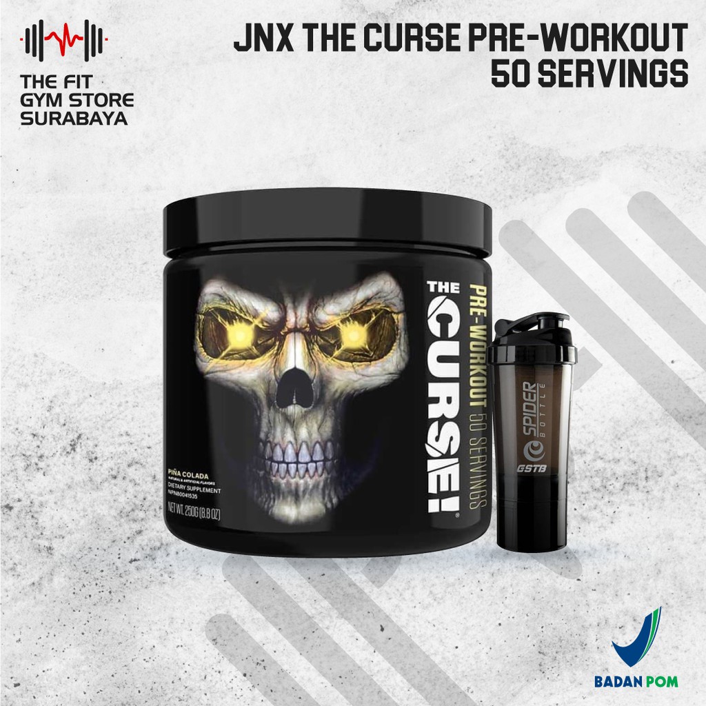 Cobralabs The Curse 50 Serving Pre Workout Terbaik Bpom Certified Shopee Indonesia