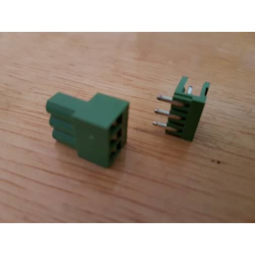 konektor green HT3.96mm 3p Tekuk L terminal block connector HT396 pair