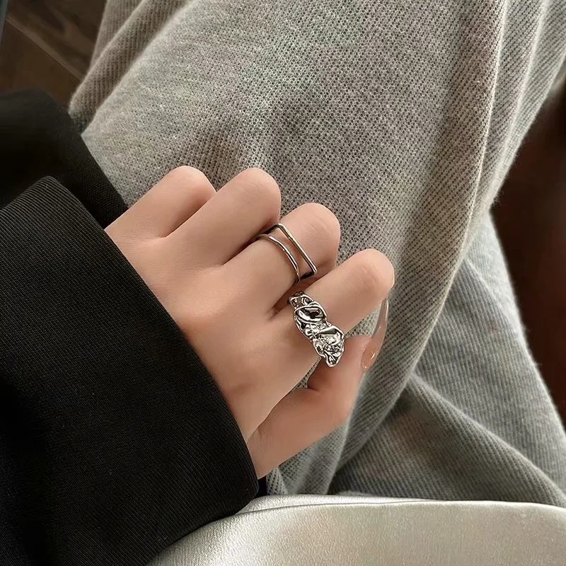 Cincin Model Terbuka Gaya Kepribadian Sederhana