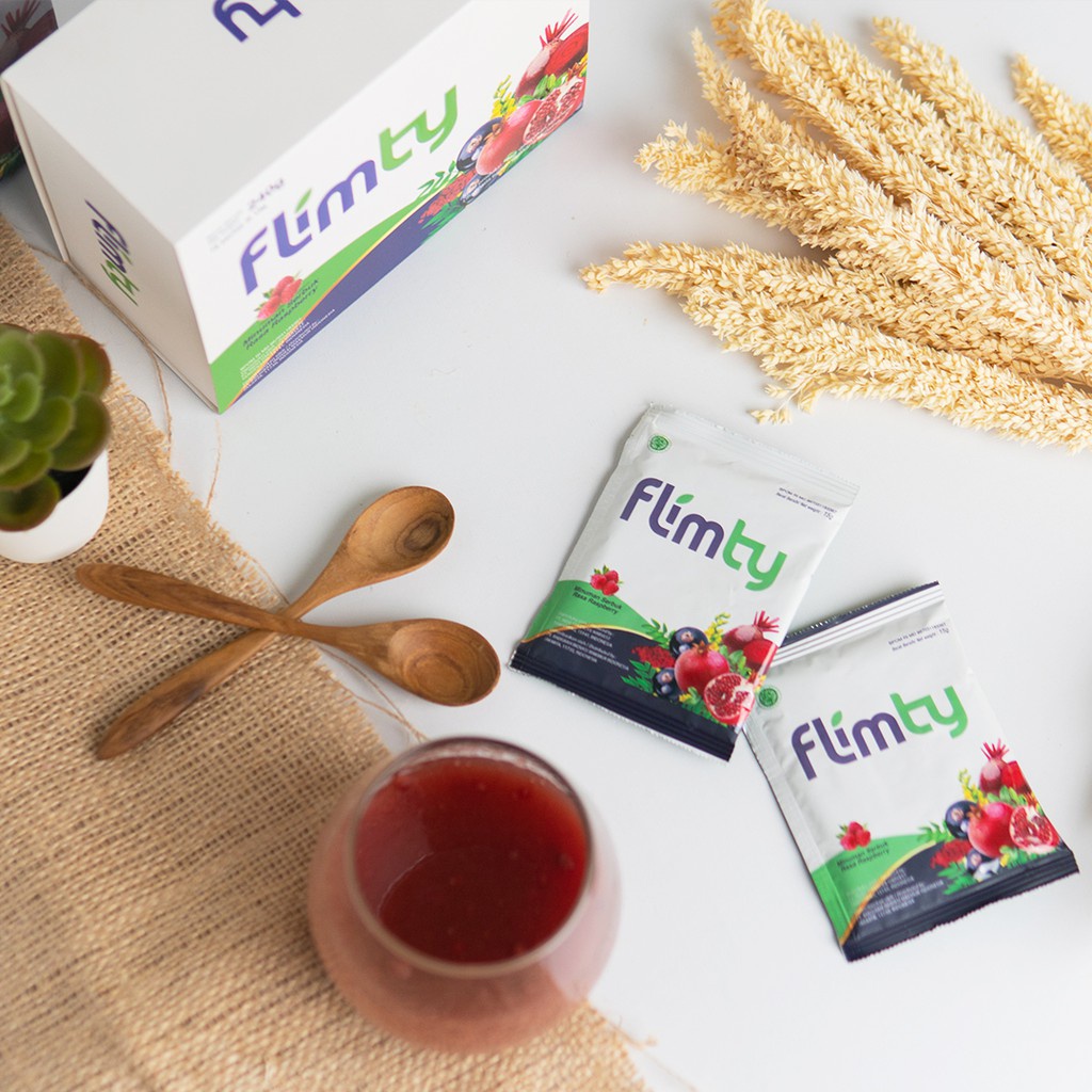 FLIMTY Fiber Pelangsing Original 1 Sachet Diet Detox Antioksidan Penurun Berat Badan BPOM HALAL