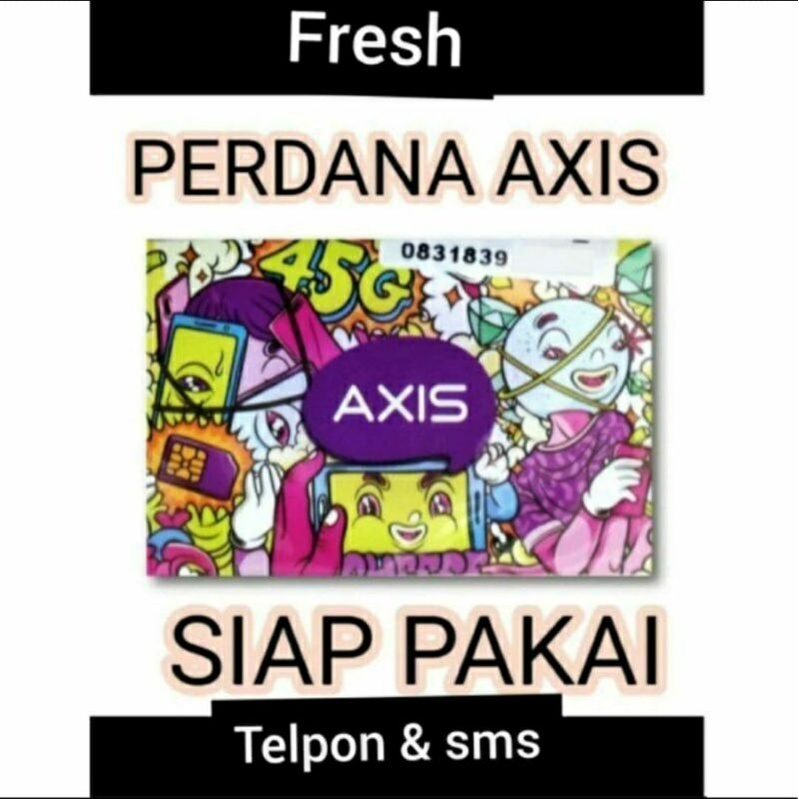 Kartu Perdana Axis seri acak