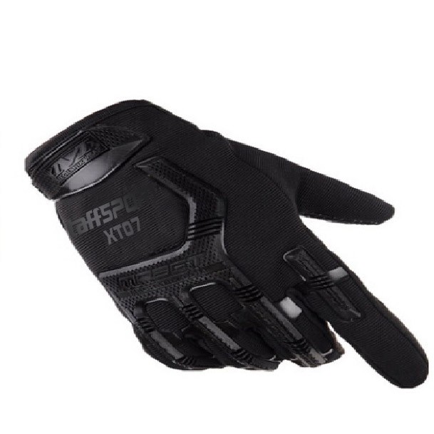 YGRETTE - TaffSPORT Sarung Tangan XT07 Motor Tactical Mechanix Off Road - XT07 - Black