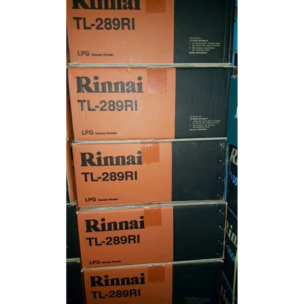 Rinnai Kompor Gas 1 Tungku Low Pressure - TL289 api biru original