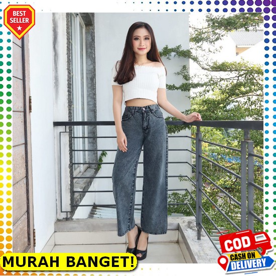 Celana Boyfriend Wanita Jeans Boyfriend Wanita Celana Boyfriend Jumbo Sobek Kekinian Premium Terbaru
