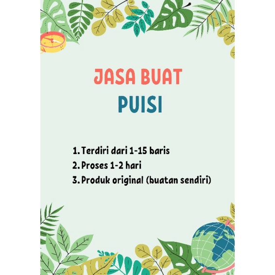 Jasa buat puisi