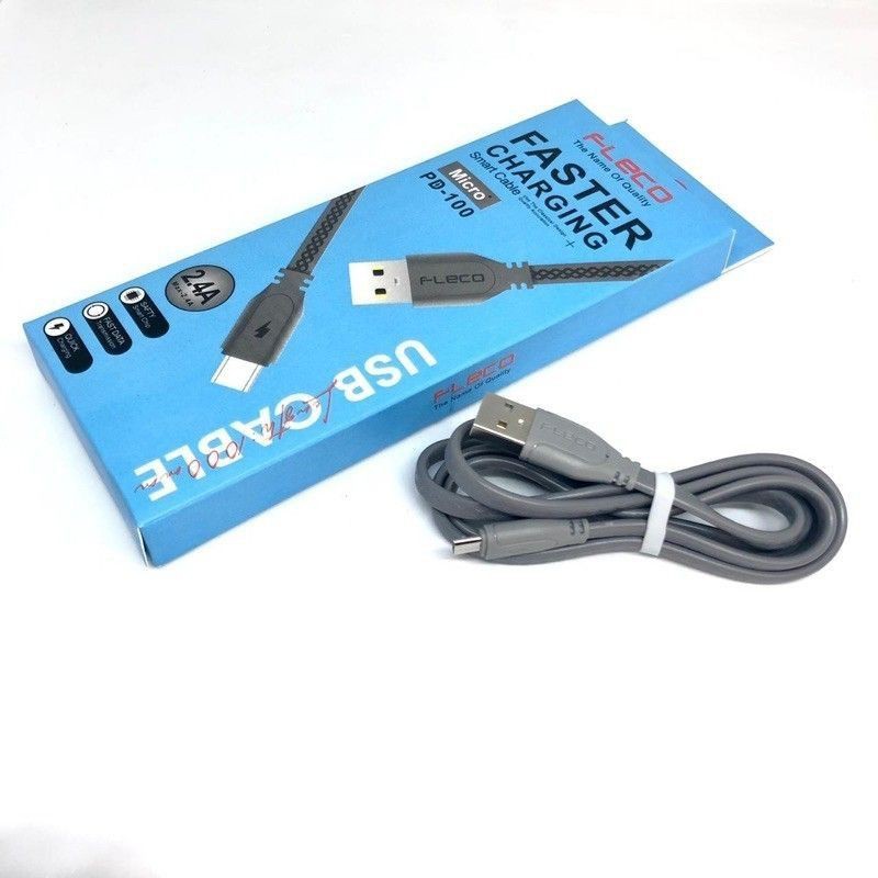 Kabel Data FLECO PD-100 USB MICRO Kabel Charger FLECO MICRO PD100 Kabel Casan FLECO Android Micro