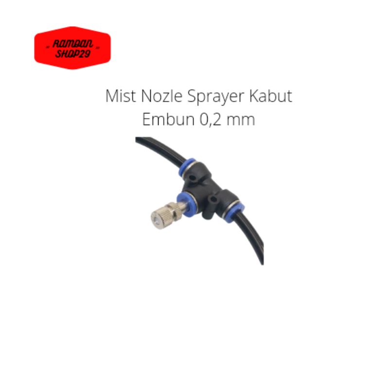 Mist Nozle Sprayer Kabut Embum 0.2 mm