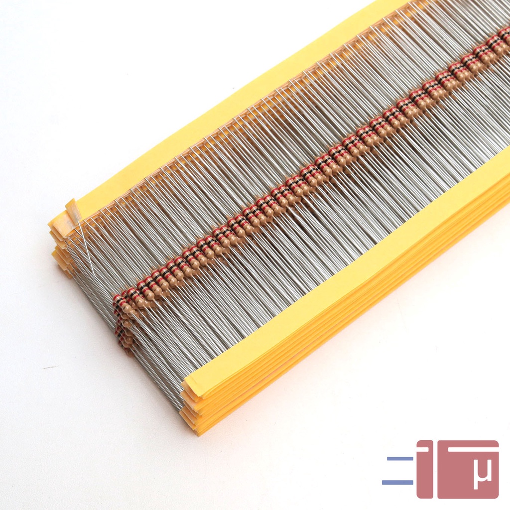 x10 Resistor 2K 1/4W Karbon 5% Taiwan Kaki Tembaga