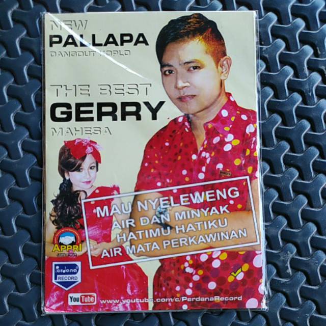 KASET VCD DVD DANGDUT KOPLO NEW PALLLAPA THE BEST GERRY MAHESA