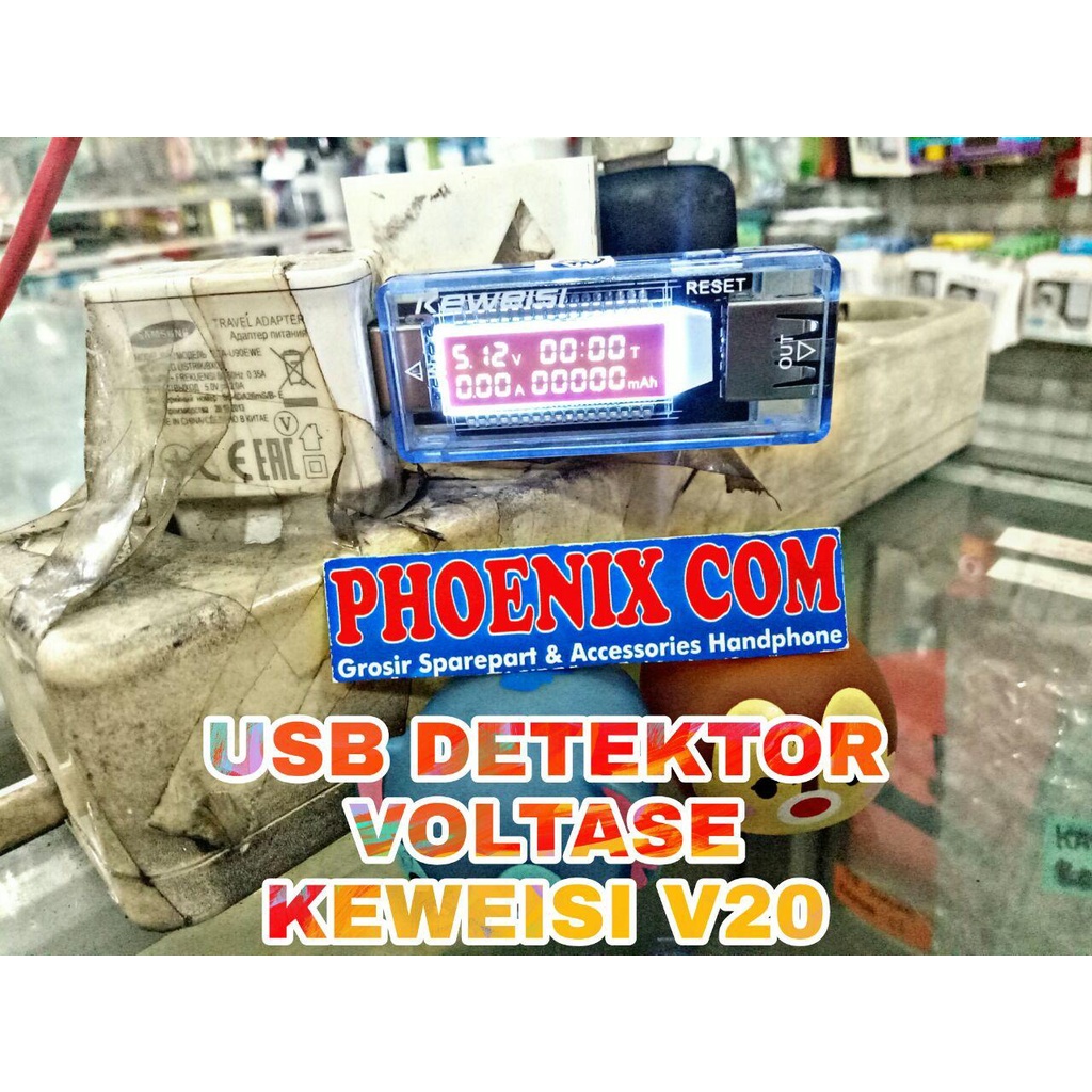 DETEKTOR USB KEWEISI V20 CURRENY VOLTASE