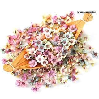 wan 50Pcs Multicolor Mini Simulation Marguerite Flower Heads DIY Parts