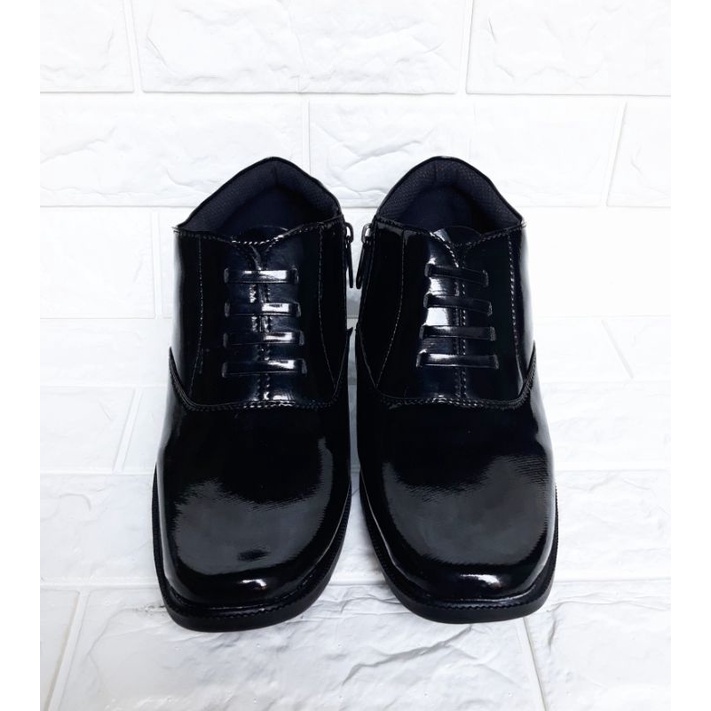 Sepatu Pantovel Pdh Resleting Pria Dinas Resmi Pantopel Pantofel Fantofel Fantovel Tni Satpam