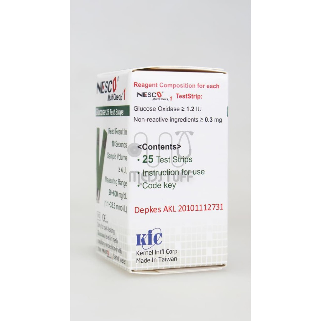 

Strip Glucose / Gula Darah Nesco
