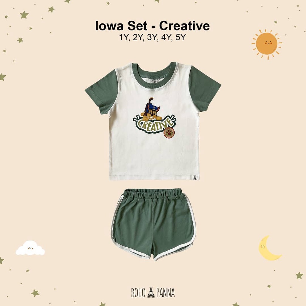 BOHOPANNA IOWA SET / SETELAN BAYI