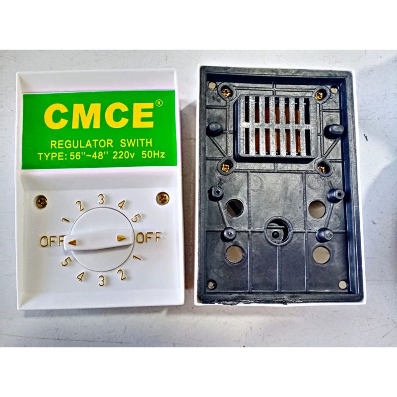 Tombol Kipas Plafon / Swit Kipas CMCE / Saklar Tombol Kipas / CMCE Regulator Switch Squre Type 56&quot; - 48&quot; 220 Volt 50 Hz