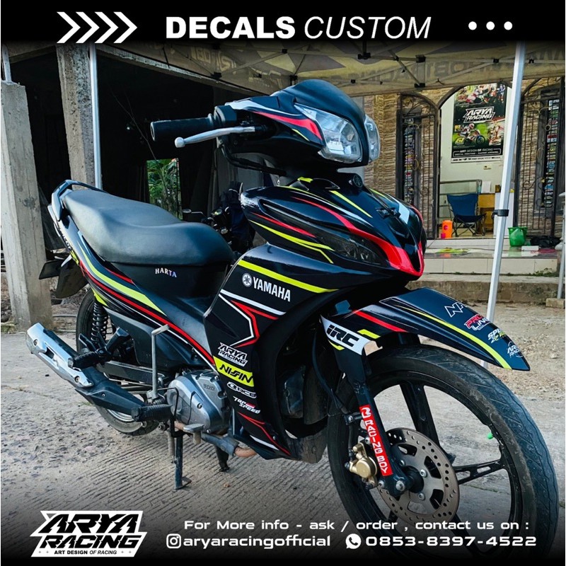 DECAL JUPITER Z1 KEREN SIMPEL MOTIF RACING
