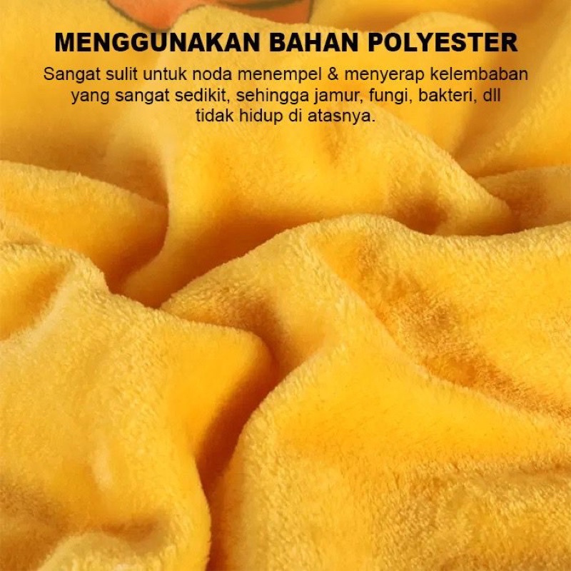 COD - Selimut Bulu Karakter - Selimut Bulu Tebal - Selimut Bulu Halus 170X115 cm