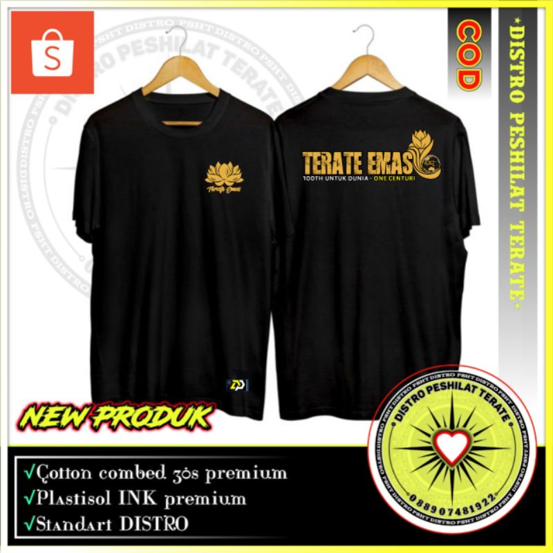 KAOS PSHT TERATE EMAS SATU ABAD 2022 (SH-1)