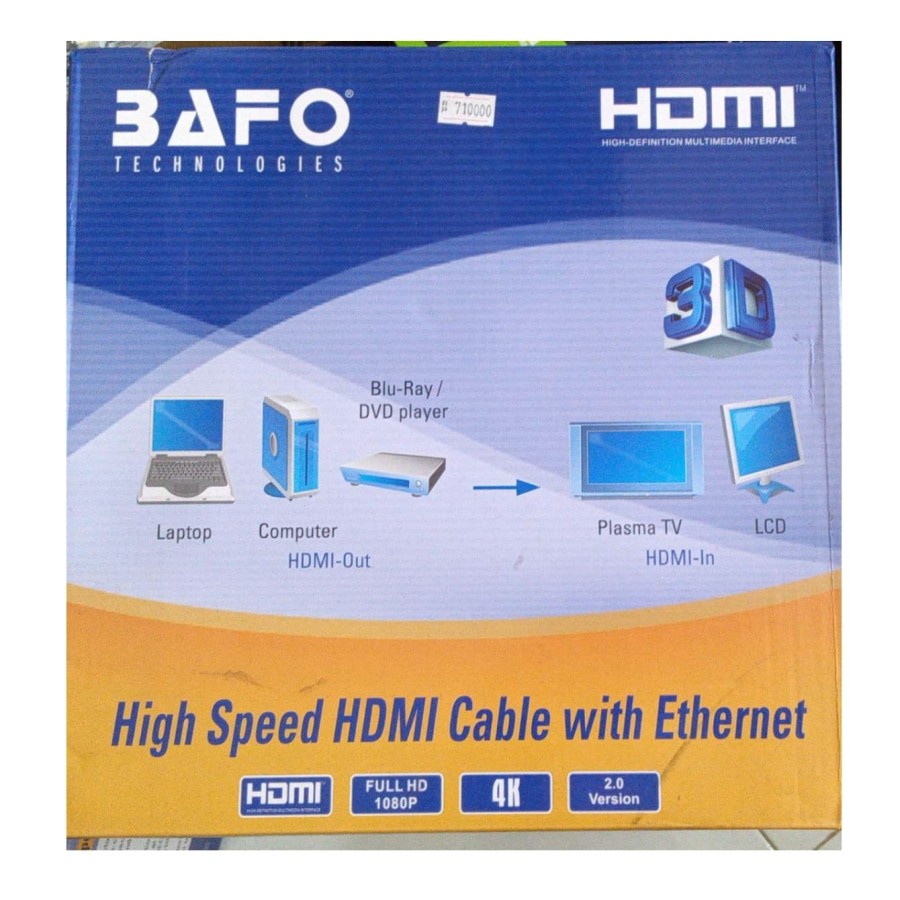 KABEL HDMI 20M BAFO HIGH QUALITY