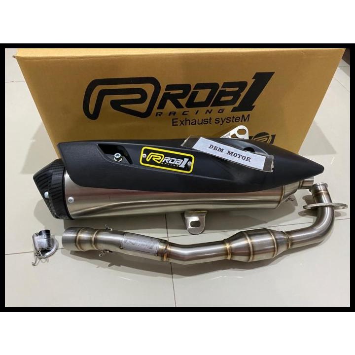 Knalpot Rob1 V-Cup Khusus Yamaha Aerox 155- All New Aerox Connected